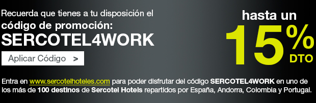 Sercotel Hotels - SERCOTEL4WORK para empresas